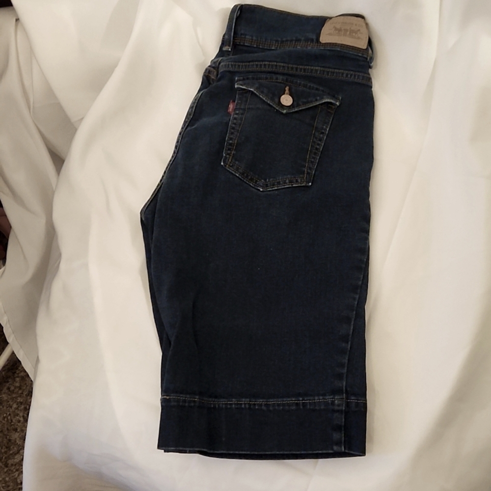 515 Levi Stretchy Bermuda Jean Shorts